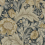 Papel pintado Acanthus Garden Vintage Unpasted Wallquest MIdnight Blue / Beige ET12308
