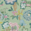 Papel pintado Indienne Jacobean Thibaut Green T36416