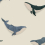 Papel pintado Whale Studio Ditte Cream whale-cream