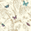 Papier peint adh&eacute;sif Papillon York Wallcoverings Gold AF2028