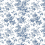 Papier peint adh&eacute;sif Anemone Toile York Wallcoverings Navy RT7873