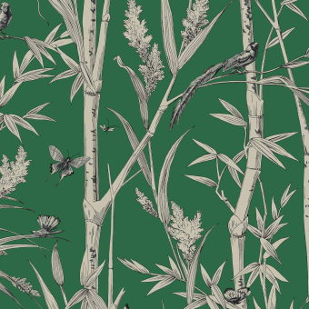 Papier peint Bambou Toile