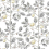 Papier peint Limoncello Toile York Wallcoverings Black RT7912