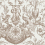 Papier peint Avian Fountain Toile York Wallcoverings Mink RT7812