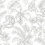 Papier peint Tropical Sketch Toile York Wallcoverings Brown RT7843