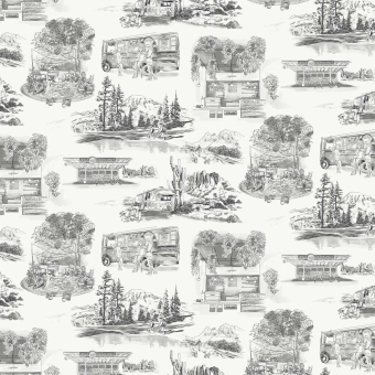 Papier peint adhésif Modern Vista Toile