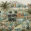 Papel pintado panor&aacute;mico Bosque - &Aacute;mbar Eijffinger Multicolore 350680