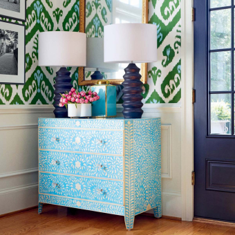 Papier peint Indies Ikat