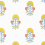 Papier peint Tybee Bud Thibaut Coral and Yellow T16212