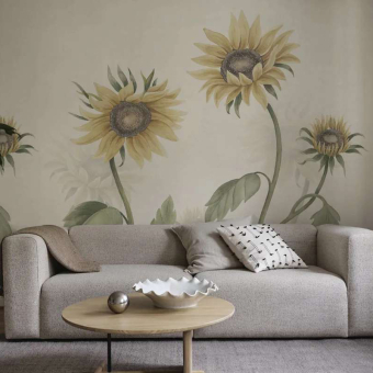 Papel pintado panorámico Sunflowers