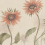 Papel pintado panor&aacute;mico Sunflowers Sandberg Peach S10528