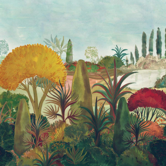 Papel pintado panorámico Jardín Secreto