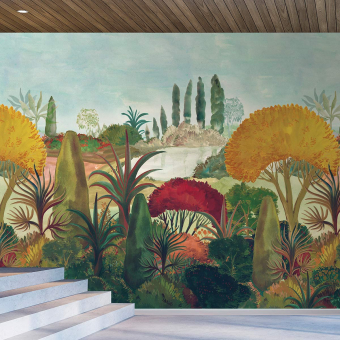 Papel pintado panorámico Jardín Secreto