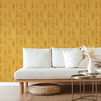 Papel pintado Herbario