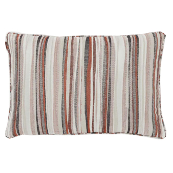 Cojín estriado rectangular