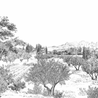 Papel pintado panorámico Provenza