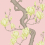 Papel pintado Magnolia Tree Cole and Son Rose Pink and Soft Lemon 128/1005
