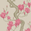 Papel pintado Magnolia Tree Cole and Son Metallic Taupe and Magenta 128/1006