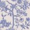 Papel pintado Paradise Tree Cole and Son Cornflower Blue and Soft White 128/2010