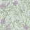 Papel pintado Iris Cole and Son Lavender on Duck Egg 128/5024