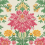 Papel pintado Poppies Cole and Son Soft Fuchsia, Buttercup and Fern on Cream 128/7033