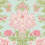 Papel pintado Poppies Cole and Son Soft Pink, Blush and Soft Green on Mint 128/7034