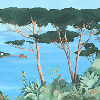 Papier peint panoramique Lago in Fiore