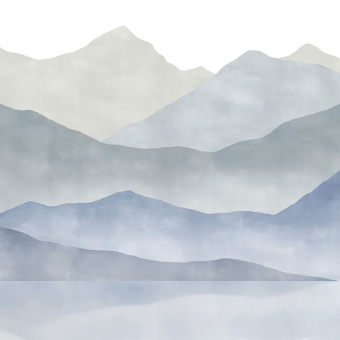 Papier peint panoramique Spring Lake Abstract