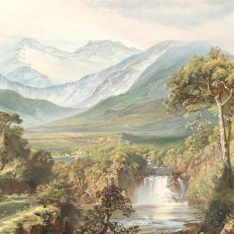 Papier peint panoramique La Cordillère