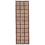 Alfombra de pasillo Strata Jute Layered Burgundy BRJUBU75240