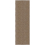 Alfombra de pasillo Basket Weave Sisal Layered Brown PLSIBR75240