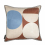 Coj&iacute;n Ellipse cuadrado Maison Casamance Cuivre / Bleu / Ivoire CO52002+CO45X45PES
