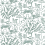 Papel pintado La Quintinie Nina Campbell Teal NCW4594-01