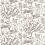 Papel pintado La Quintinie Nina Campbell Chocolate NCW4594-04