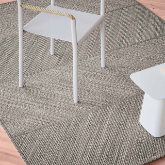 Alfombra de cuerda Chevron