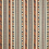 Tela Bloomsbury Stripe Morris and Co Russet/Indigo MSTR237702