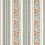 Tissu Bluebell & Peony Embroidery Morris and Co Rose/Woad MHTF237661