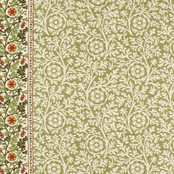 Tissu Chamomille Embroidery