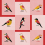 Papel pintado Like a Bird Coordonn&eacute; Pink C00138