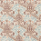 Papel pintado Persian Tulip Morris and Co Umber / Mineral Blue MUNW217598