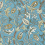 Papel pintado Scrolling Tulip Morris and Co Woad / Thyme MUNW217565