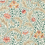 Papel pintado Wild Tulip & Vine Morris and Co Coral / Teal MUNW217578