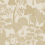 Papier peint Inara Casamance Amande / Doré 76900100