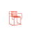 Silla Grill reposabrazos Diabla Red PT06515-Red