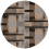 Alfombrilla Weft-Warp-Web redonda MOOOI Day S240454