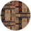 Alfombrilla Weft-Warp-Web redonda MOOOI Warmtone S240466