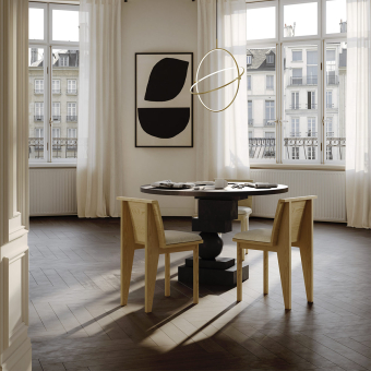 Silla Brutus Slim Madera
