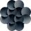 Alfombrilla Halo Rise MOOOI Eclipse Blue S250242