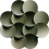 Alfombrilla Halo Rise MOOOI Forest green S250194