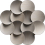 Alfombrilla Halo Rise MOOOI Graphite Ash Light S250298